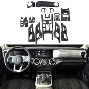 <b>Car</b> Full Kit/set Interior Carbon Fiber Wrap Trim Protector Sticker <b>Decals</b> Accessory 2021 for WEY 300 - Product Image 2