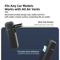 Diffuseur de parfum automatique pour voiture SCENTA avec logo personnalisé, rechargeable par Type-C, à clipser sur la grille d'aération, vente en gros