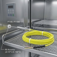Détecteur de résistance thermique sanitaire multi-niveaux SR801-1 avec sonde 3/4 pour la désinfection à haute température, l'hygiène médicale et l'industrie