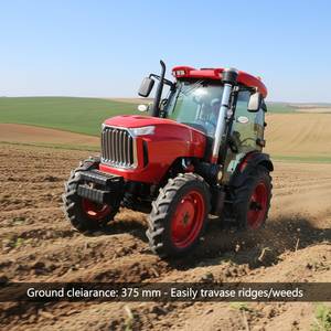 Fabrieksmatig vervaardigde Chinese 4WD diesel landbouw wieltrekker met tandwieloverbrenging, 90PK tractoren voor de landbouw - Product Image 5