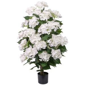 Toptan Yapay <span class=keywords><strong>Ortanca</strong></span> <span class=keywords><strong>Ağacı</strong></span> Sahte Beyaz Çiçek Saksı Bitkisi İpek Çiçek <span class=keywords><strong>Ağacı</strong></span> Oturma Odası Bahçe Veranda Düğün Dekorasyonu için - Product Image 1