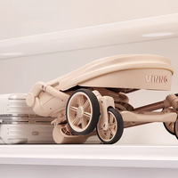 Poussette de luxe Vinng de haute qualité pour 3 bébés, poussette multifonctionnelle à paysage élevé, poussettes pour bébés pour les voyages