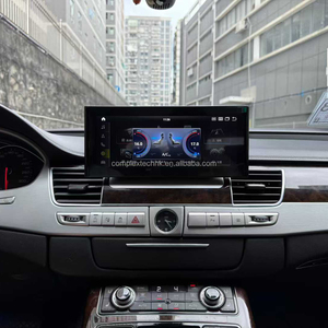 Lecteur multimédia Android pour voiture avec navigation GPS, écran 12,3 pouces, puce Qualcomm, autoradio, unité principale pour <span class=keywords><strong>Audi</strong></span> A8 A8L D4 2011-2017, CarPlay - Product Image 6