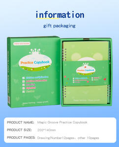 Set di 5 Quaderni di Pratica Magica per Bambini Riutilizzabili per la Scrittura a Mano con Tracciato per Bambini dai 3 agli 8 Anni - Product Image 6