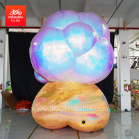 Muñeca gigante personalizada para niña, diseño personalizado inflable, mascota grande, publicidad de dibujos animados, muñeca Linda para niña, inflables con soplador de aire