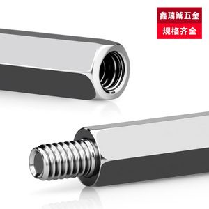 Pernos hexagonales Xinruicheng M3 M4 de acero al carbono con rosca interna y externa para soporte de placa base - Product Image 3