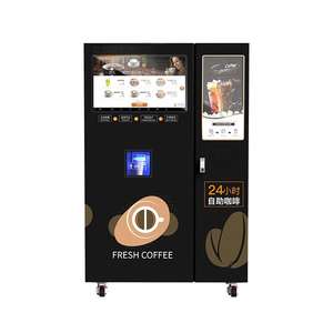 Máquina expendedora automática de café con dispensador de bebidas comercial de espresso con código QR inteligente recién molido - Product Image 4