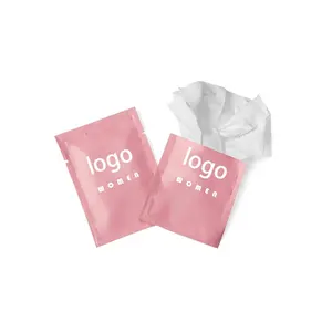 ODM/OEM定制香精可单独包装贴心女性擦拭卫生湿巾，适合娇嫩肌肤