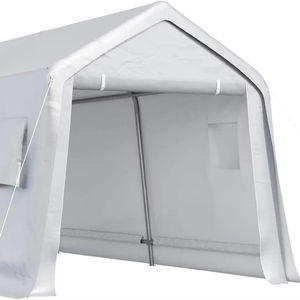 Cadre en acier PVC & PE robuste Portable extérieur <span class=keywords><strong>Garage</strong></span> hangar étanche HDPE voile auvent voitures vélos motos stockage <span class=keywords><strong>de</strong></span> <span class=keywords><strong>jardin</strong></span> - Product Image 1