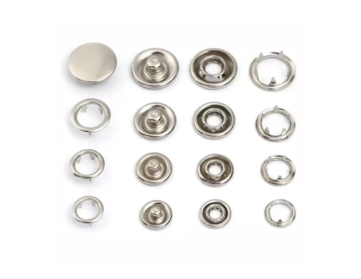 Ropa de alta calidad Prong Snap Fastener Ring Prong Snap Button