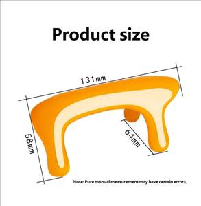 Masajeador de Ámbar con Forma de Perro para Cuello y Espalda, Herramienta de Acupresión para Aliviar el Dolor Muscular Humano, Raspador de Masaje Corporal Completo - Product Image 2