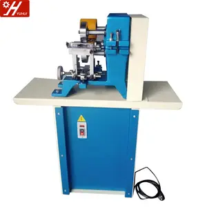 YH-15A High Speed Double Side Leather Belt Edge Round Trimming cutting polishing Machine