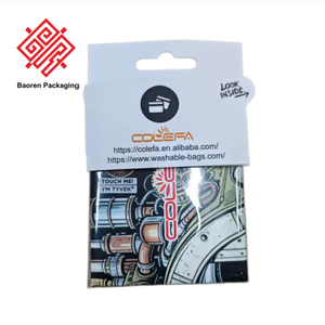 กระเป๋าสตางค์พับได้แบบกำหนดเอง พิมพ์ลาย 1072D ทำจาก Dupont Tyvek ป้องกัน RFID น้ำหนักเบา ใส่บัตรได้ - Product Image 3