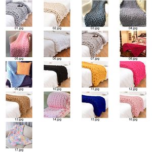 Manta de Chenilla Multicolor Extra Grande, Tejido Arcoíris Extra Suave para Decoración Moderna de Sala de Estar, Manta Acogedora para Sofá - Product Image 2