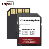 SMIOST para Micro Car Carte Memorial Android Map Navigation CID Card SD para Seat AS V19 Europe Arona Leon