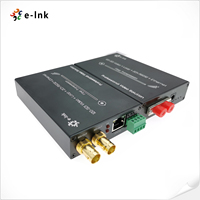 Convertisseur 12G SDI vers Fibre avec Gigabit Ethernet et récepteur émetteur RS485 arrière 2Ch