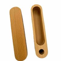 Porte-cartes de bureau moderne personnalisé en bois de hêtre, boîte de rangement en bois massif, tendance CNC, logo personnalisé