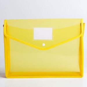 Good Quality A4 Snap Closure and Pocket <b>Folder</b> Waterproof Transparent Envelope Expanding <b>Plastic</b> File <b>Folders</b> - Product Image 6