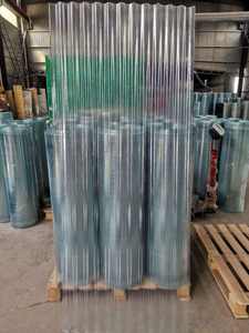 Lembaran Atap <span class=keywords><strong>FRP</strong></span> Bergelombang Transparan Berbahan Plastik Bertulang Serat Kaca Tebal 1,2mm - Product Image 6