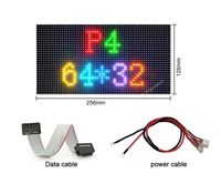 Panel de Letreros LED para Exteriores RGX, Tablero Publicitario Comercial LED RGB, Pantalla LED de Video P4 256*128mm, Módulo LED Programable
