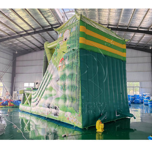 Castillo inflable de Panda para exteriores comercial con tobogán, tobogán de salto combinado para eventos de entretenimiento para niños - Product Image 5