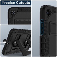 Étui de protection robuste antichoc pour tablette avec béquille pour enfants et étudiants pour Samsung Galaxy Tab A9 2023 A11 2025