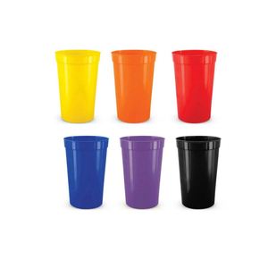 Vasos de Plástico Reutilizables Personalizados de Boca Ancha para Estadios, Ecológicos, Irrompibles, de Alta Calidad, de 8 oz, 12 oz, 16 oz, 22 oz y 32 oz - Product Image 1