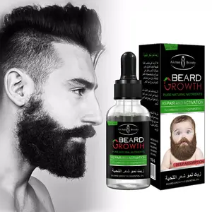 Fabricantes Bulk Herbal Cabelo Barba Crescimento Óleo 100% Natural Argan Barba e Bigode Crescimento Óleo