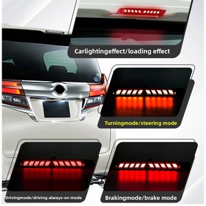 Feu Stop LED surélevé, Feu de Jour (DRL) et Clignotants Séquentiels OLIVER pour Alphard 30 #   <span class=keywords><strong>Prius</strong></span> 40 16-22 #   Fortuner pour 10-23 ans - Product Image 6