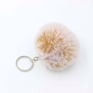 Coloré <span class=keywords><strong>Pom</strong></span> <span class=keywords><strong>Pom</strong></span> Porte-clés Faux Fourrure Boule Pompons Porte-clés Frost personnalité <span class=keywords><strong>Pompon</strong></span> en peluche Porte-clés pour fille femme sac charme cadeau - Product Image 5