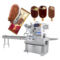 Automatic Flow Wrapper Pack Packaging Machine, Ice Popsicle