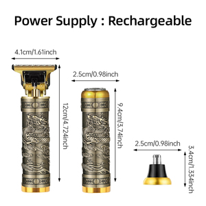 Ensemble <span class=keywords><strong>de</strong></span> rasoir électrique 3-en-1 en métal tendance pour hommes Kit <span class=keywords><strong>de</strong></span> rasoir pour bikini et soins <span class=keywords><strong>de</strong></span> beauté pour le nez - Product Image 3