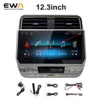 Lecteur Android pour voiture avec caméra 360 degrés, écran tactile automatique, GPS, DSP, lecteur CD pour Land Cruiser Prado 150 2010-2016