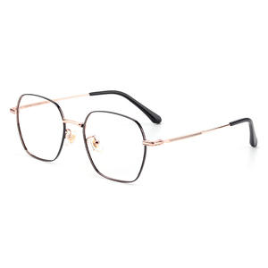 Monturas de Gafas Geométricas Danyang 25017, Montura Completa de Metal, Tendencia de Moda Unisex, Lentes de Resina - Product Image 1