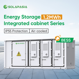 Conteneur BESS Commercial et Industriel Adapté 1MWh 1.2MWh Système de Stockage d'Énergie par Batterie Conteneurisée BESS à Refroidissement par Air IP55 pour - Product Image 1