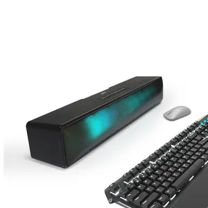 2024 son çıkan satış akıllı RGB ışıkları Bluetooth soundbar'da hoparlör BT601 güçlü 10W Hi-Fi taşınabilir bluetooth'lu hoparlör