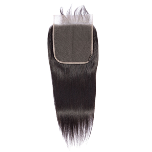 أعلى جودة مخزون 5x5 الدانتيل السويسري الجبهة إغلاق جزء غير مرئية الشعر مستقيم الدانتيل الشفاف إغلاق الجبهة - Product Image 1