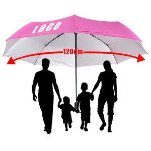 ร่มกันแดดพกพาแบบพับได้ ขนาด 27 นิ้ว โครงเหล็ก เปิดอัตโนมัติ ผ้าพอนจี ใช้ได้ทุกฤดู - Product Image 1