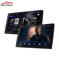 Rhythm 9 pulgadas Android 1 Din Universal Car Radio Player 4GB 64GB Pantalla táctil con Carplay AM FM RDS Youtube Video Player