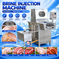 Machine industrielle d'injection de saumure, injecteur de liquide salin pour la marinade du bœuf, du porc et du poulet