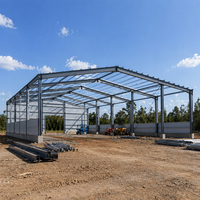 Structure en acier préfabriquée de conception moderne, kit de hangar en acier préfabriqué pour le construction de bureaux et d'entrepôts, à vendre