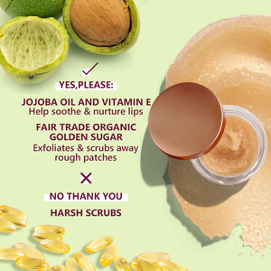 2021 nueva fórmula al por mayor OEM Etiqueta Privada belleza trata vegano orgánico fresa Coco Natural labio exfoliante - Product Image 4