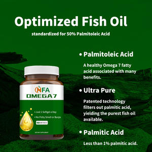 OEM ODM อาหารเสริมสมุนไพรโอเมก้าน้ำมันปลาที่ดีที่สุดกรด palmitoleic บริสุทธิ์ไม่มีกลิ่นประโยชน์กรดไขมัน - Product Image 6