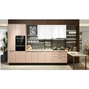 Kitchen Furniture Polymer Assemble American Style modular mdf modern wood