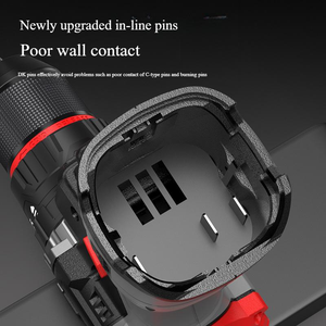 Không chổi than gõ tay khoan điện gia dụng loại tuốc nơ vít điện kim loại Ratchet Chuck Lithium công cụ điện - Product Image 4