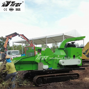 Machine professionnelle de concasseurs de bois à haut rendement 220V équipement de traitement du bois avec de nouveaux composants de noyau de moteur - Product Image 1