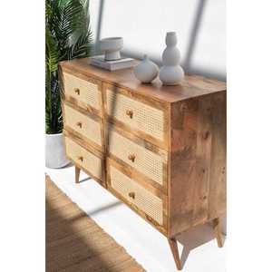 Cómoda Moderna Plegable con Cajones de Madera Iluminados Inger 2026 - Product Image 1