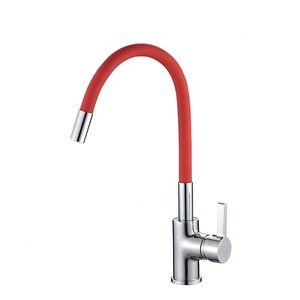 Single Handle Kitchen Mixer AT8864O Contemporary Design Stylish and Modern for Your Kitchen Space. Brushed Chrome Du - Product Image 1
