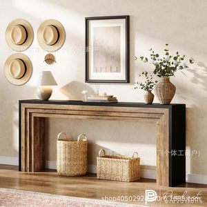 Solid Wood <b>Hat</b> Rack Rectangle <b>Standing</b> Type Durable Wall Hooks For Entryway Organization - Product Image 1