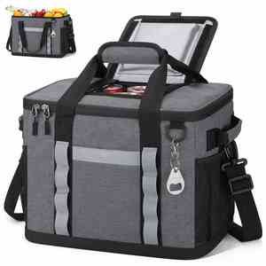 Custom logo 24H Ice Retention Coole Leakproof Collapsible Insulated Foldable Cooler Bag - Product Image 1